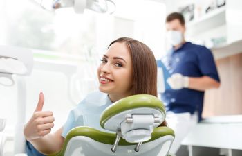 Teen Girl At Dentist Roswell, GA